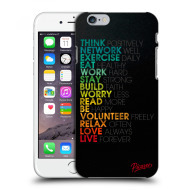 Picasee Silikónový prehľadný obal pre Apple iPhone 6/6S - Motto life - cena, porovnanie