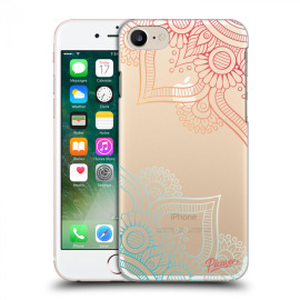 Picasee Silikónový prehľadný obal pre Apple iPhone 7 - Flowers pattern