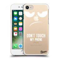 Picasee Silikónový prehľadný obal pre Apple iPhone 7 - Don't Touch My Phone - cena, porovnanie