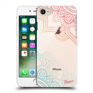 Picasee Silikónový prehľadný obal pre Apple iPhone 8 - Flowers pattern - cena, porovnanie