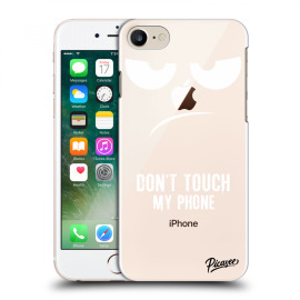 Picasee Silikónový prehľadný obal pre Apple iPhone 8 - Don't Touch My Phone