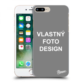 Picasee Silikónový prehľadný obal pre Apple iPhone 7 Plus - Vlastný design/motiv