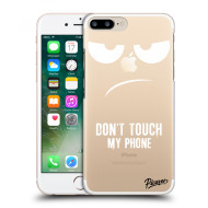 Picasee Silikónový prehľadný obal pre Apple iPhone 7 Plus - Don't Touch My Phone - cena, porovnanie