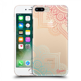 Picasee Silikónový prehľadný obal pre Apple iPhone 7 Plus - Flowers pattern