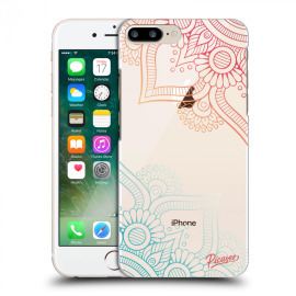 Picasee Silikónový prehľadný obal pre Apple iPhone 8 Plus - Flowers pattern