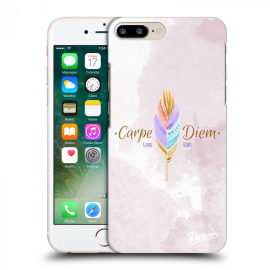 Picasee Silikónový prehľadný obal pre Apple iPhone 8 Plus - Carpe Diem