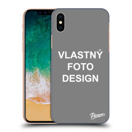 Picasee Silikónový prehľadný obal pre Apple iPhone X/XS - Vlastný design/motiv