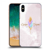 Picasee Silikónový prehľadný obal pre Apple iPhone X/XS - Carpe Diem - cena, porovnanie