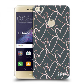 Picasee Silikónový prehľadný obal pre Huawei P9 Lite 2017 - Lots of love