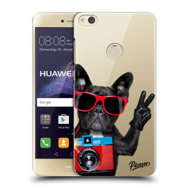 Picasee Silikónový prehľadný obal pre Huawei P9 Lite 2017 - French Bulldog