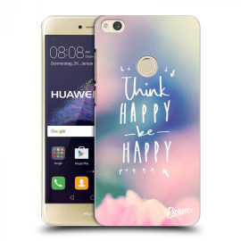 Picasee Silikónový prehľadný obal pre Huawei P9 Lite 2017 - Think happy be happy