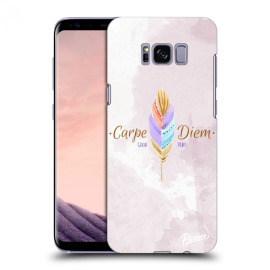 Picasee Silikónový prehľadný obal pre Samsung Galaxy S8 G950F - Carpe Diem