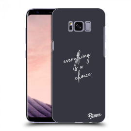 Picasee Silikónový prehľadný obal pre Samsung Galaxy S8 G950F - Everything is a choice