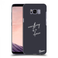 Picasee Silikónový prehľadný obal pre Samsung Galaxy S8 G950F - Everything is a choice - cena, porovnanie