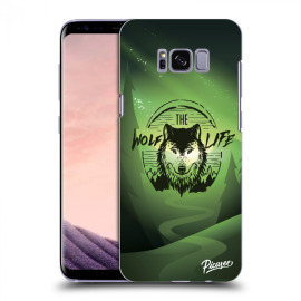 Picasee Silikónový prehľadný obal pre Samsung Galaxy S8 G950F - Wolf life