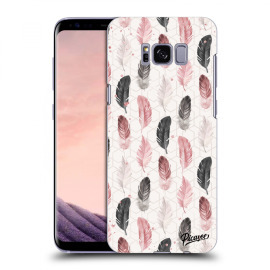 Picasee Silikónový prehľadný obal pre Samsung Galaxy S8 G950F - Feather 2