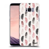 Picasee Silikónový prehľadný obal pre Samsung Galaxy S8 G950F - Feather 2 - cena, porovnanie