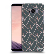 Picasee Silikónový prehľadný obal pre Samsung Galaxy S8 G950F - Lots of love - cena, porovnanie