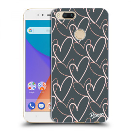 Picasee Silikónový prehľadný obal pre Xiaomi Mi A1 Global - Lots of love