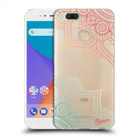 Picasee Silikónový prehľadný obal pre Xiaomi Mi A1 Global - Flowers pattern