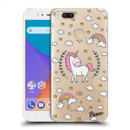 Picasee Silikónový prehľadný obal pre Xiaomi Mi A1 Global - Unicorn star heaven - cena, porovnanie