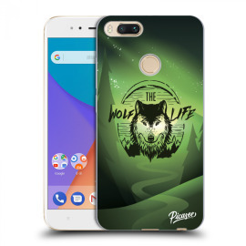 Picasee Silikónový prehľadný obal pre Xiaomi Mi A1 Global - Wolf life