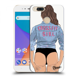 Picasee Silikónový prehľadný obal pre Xiaomi Mi A1 Global - Crossfit girl - nickynellow