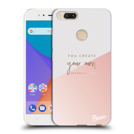 Picasee Silikónový prehľadný obal pre Xiaomi Mi A1 Global - You create your own opportunities