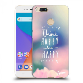 Picasee Silikónový prehľadný obal pre Xiaomi Mi A1 Global - Think happy be happy