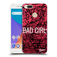 Picasee Silikónový prehľadný obal pre Xiaomi Mi A1 Global - Bad girl - cena, porovnanie