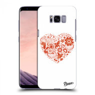 Picasee Silikónový prehľadný obal pre Samsung Galaxy S8+ G955F - Big heart - cena, porovnanie