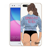 Picasee Silikónový prehľadný obal pre Huawei P9 Lite Mini - Crossfit girl - nickynellow - cena, porovnanie