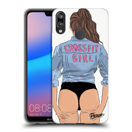 Picasee Silikónový prehľadný obal pre Huawei P20 Lite - Crossfit girl - nickynellow