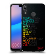 Picasee Silikónový prehľadný obal pre Huawei P20 Lite - Motto life - cena, porovnanie