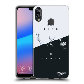 Picasee Silikónový prehľadný obal pre Huawei P20 Lite - Life - Death