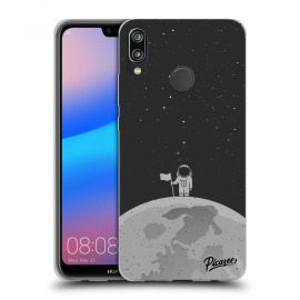 Picasee Silikónový prehľadný obal pre Huawei P20 Lite - Astronaut