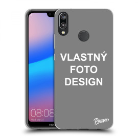 Picasee Silikónový čierny obal pre Huawei P20 Lite - Vlastný design/motiv