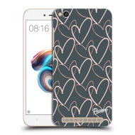 Picasee Silikónový čierny obal pre Xiaomi Redmi 5A - Lots of love - cena, porovnanie