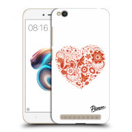 Picasee Silikónový čierny obal pre Xiaomi Redmi 5A - Big heart - cena, porovnanie