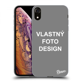 Picasee Silikónový čierny obal pre Apple iPhone XR - Vlastný design/motiv