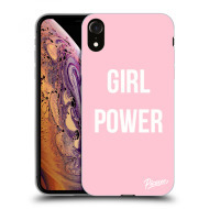 Picasee Silikónový čierny obal pre Apple iPhone XR - Girl Power - cena, porovnanie