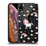 Picasee Silikónový prehľadný obal pre Apple iPhone XR - Unicorn star heaven - cena, porovnanie