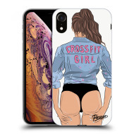 Picasee Silikónový prehľadný obal pre Apple iPhone XR - Crossfit girl - nickynellow - cena, porovnanie