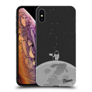 Picasee Silikónový čierny obal pre Apple iPhone XS Max - Astronaut - cena, porovnanie