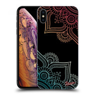 Picasee Silikónový čierny obal pre Apple iPhone XS Max - Flowers pattern - cena, porovnanie