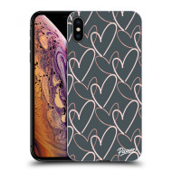 Picasee Silikónový prehľadný obal pre Apple iPhone XS Max - Lots of love - cena, porovnanie