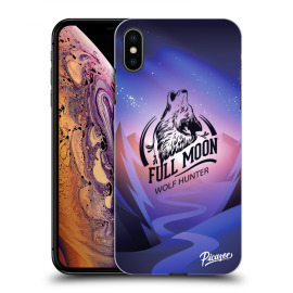 Picasee Silikónový prehľadný obal pre Apple iPhone XS Max - Wolf