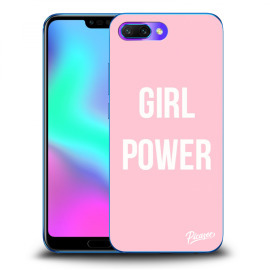 Picasee Silikónový čierny obal pre Honor 10 - Girl Power