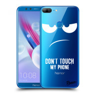 Picasee Silikónový prehľadný obal pre Honor 9 Lite - Don't Touch My Phone - cena, porovnanie