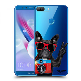 Picasee Silikónový prehľadný obal pre Honor 9 Lite - French Bulldog